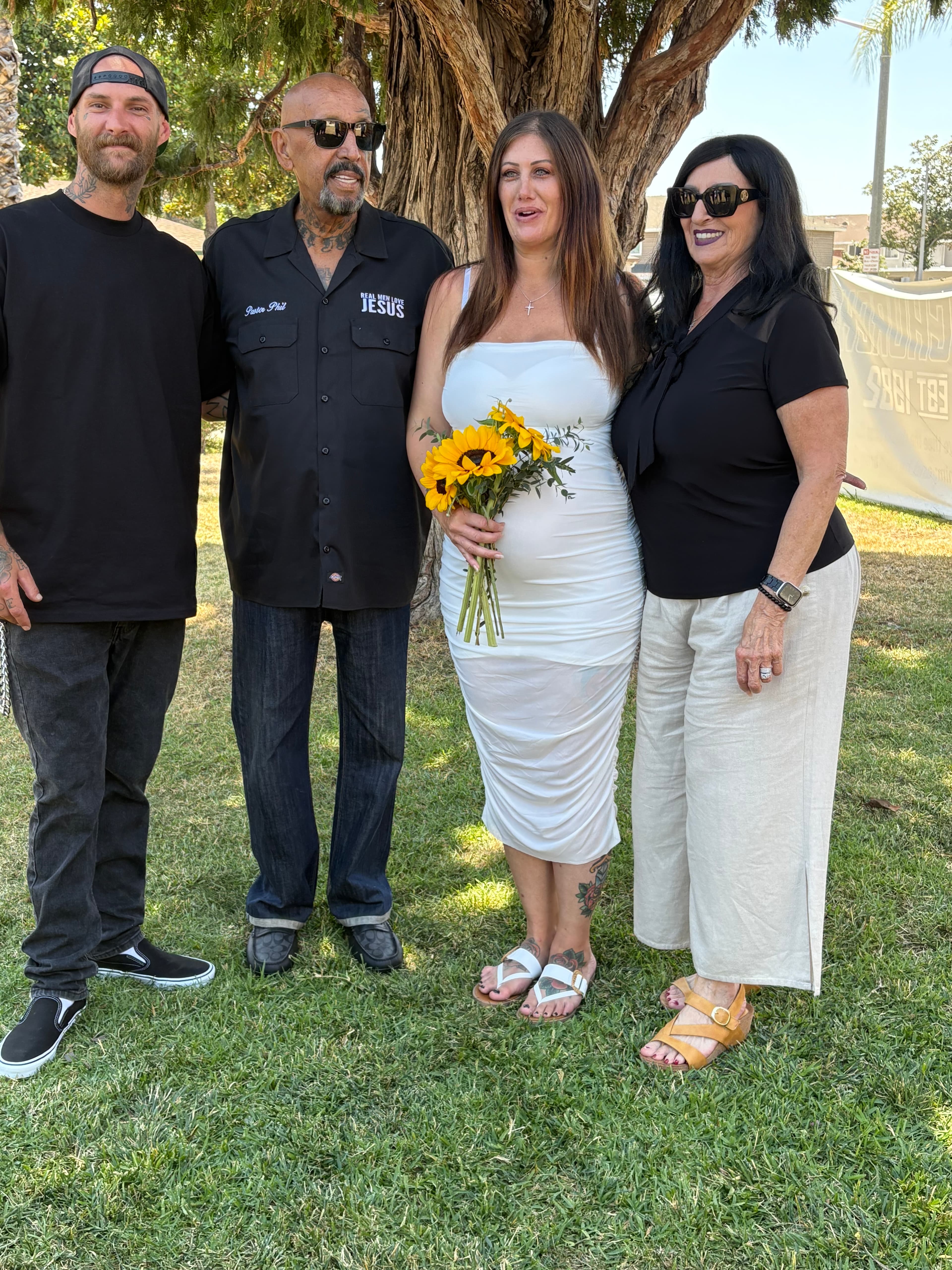 Joe, Phil, Jen, and Sandra wedding